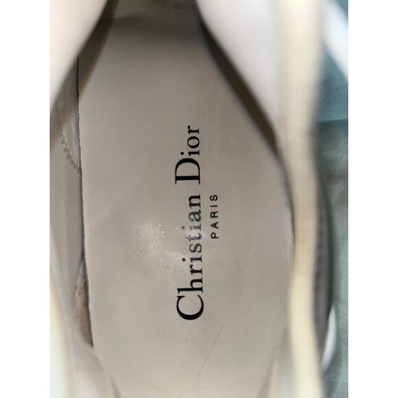 Dior D "All White" Connect Sneakers Size 37.5 - Picture 9 of 14